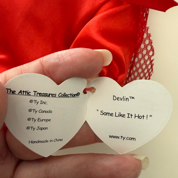 Retired Attic Treasures 2000 Devlin the Bear Beanie Baby- Jointed Limbs - Picture 6 of 7